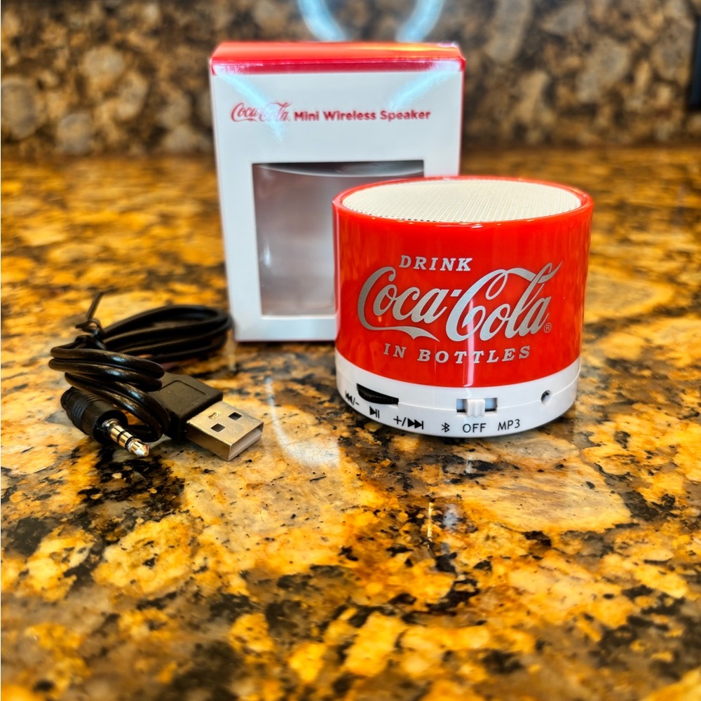 Coca Cola Red Portable Bluetooth Speaker
